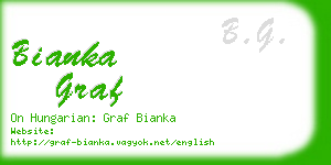 bianka graf business card